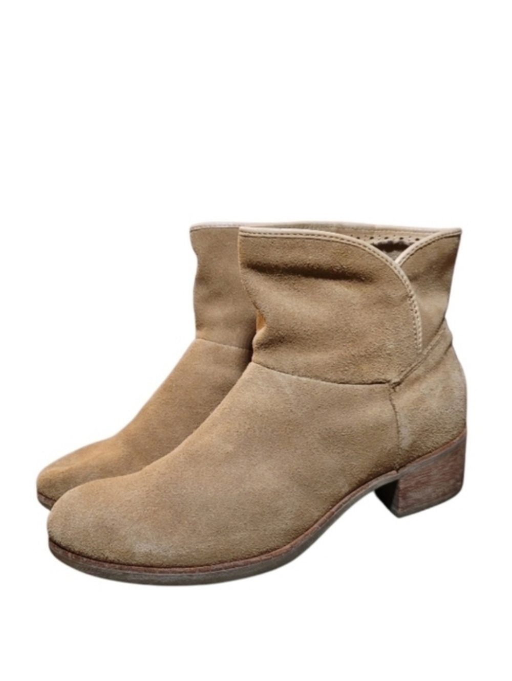 UGG Australia Darling Camel Brown Suede Booties Size 8.5
